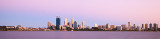 Perth and the Swan River at Sunrise, 26th November 2012