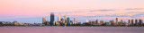 Perth and the Swan River at Sunrise, 9th December 2012