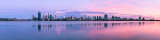 Perth and the Swan River at Sunrise, 11th December 2012