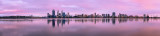 Perth and the Swan River at Sunrise, 18th December 2012