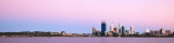 Perth and the Swan River at Sunrise, 3rd February 2013
