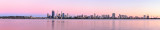 Perth and the Swan River at Sunrise, 9th February 2013