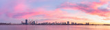 Perth and the Swan River at Sunrise, 18th March 2013