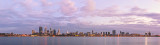 Perth and the Swan River at Sunrise, 21st March 2013
