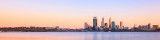 Perth and the Swan River at Sunrise, 24th March 2013