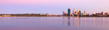 Perth and the Swan River at Sunrise, 1st April 2013