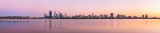 Perth and the Swan River at Sunrise, 6th April 2013