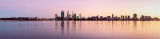 Perth and the Swan River at Sunrise, 21st May 2013