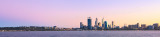 Perth and the Swan River at Sunrise, 22nd June 2013