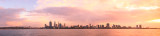 Perth and the Swan River at Sunrise, 24th June 2013