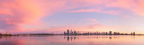 Perth and the Swan River at Sunrise, 6th July 2013