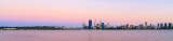 Perth and the Swan River at Sunrise, 20th January 2014