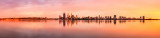 Perth and the Swan River at Sunrise, 25th March 2014