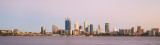 Perth and the Swan River at Sunrise, 18th February 2017