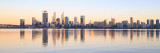 Perth and the Swan River at Sunrise, 27th February 2017