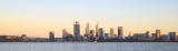 Perth and the Swan River at Sunrise, 16th March 2017
