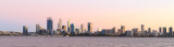 Perth and the Swan River at Sunrise, 30th March 2017