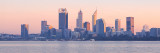 Perth and the Swan River at Sunrise, 28th April 2017