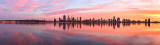 Perth and the Swan River at Sunrise, 29th May 2017
