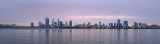 Perth and the Swan River at Sunrise, 4th July 2017