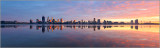 Perth and the Swan River at Sunrise, 8th July 2017