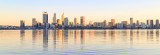 Perth and the Swan River at Sunrise, 2nd August 2017