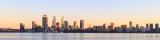 Perth and the Swan River at Sunrise, 6th September 2017