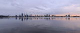 Perth and the Swan River at Sunrise, 7th September 2017