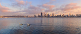 Perth and the Swan River at Sunrise, 19th September 2017