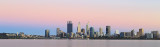 Perth and the Swan River at Sunrise, 21st December 2017