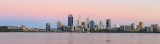 Perth and the Swan River at Sunrise, 24th December 2017