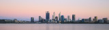 Perth and the Swan River at Sunrise, 26th December 2017