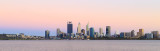 Perth and the Swan River at Sunrise, 7th January 2018