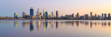 Perth and the Swan River at Sunrise, 14th April 2018