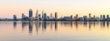 Perth and the Swan River at Sunrise, 25th April 2018