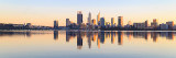 Perth and the Swan River at Sunrise, 3rd June 2018