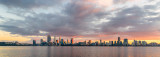 Perth and the Swan River at Sunrise, 21st June 2018