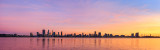 Perth and the Swan River at Sunrise, 30th June 2018
