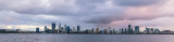 Perth and the Swan River at Sunrise, 16th July 2018