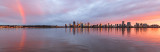 Perth and the Swan River at Sunrise, 17th August 2018