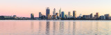 Perth and the Swan River at Sunrise, 24th August 2018