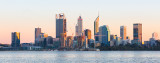 Perth and the Swan River at Sunrise, 26th August 2018