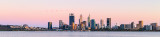 Perth and the Swan River at Sunrise, 9th November 2018