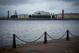 Old Saint Petersburg Stock Exchange and Rostral Columns