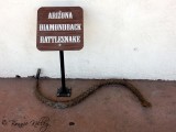 Arizona Diamondback  Rattlesnake Sculpture  - Wickenburg, AZ
