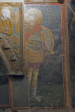 Istanbul Kariye Museum Warrior Saints SW Arcosolium march 2017 2448.jpg