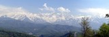 The Tian Shan mountain range.  35 miles across the mountains, is the city of Choplan-Ata on Lake Issyk-Kul.