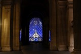 The Pyramid as seen through one of the Louvres portals