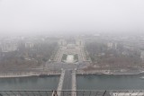 The view from the second level - anything above that is completely enclosed in fog
