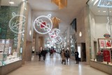 A walkway from the Louvre building to other buildings in the area